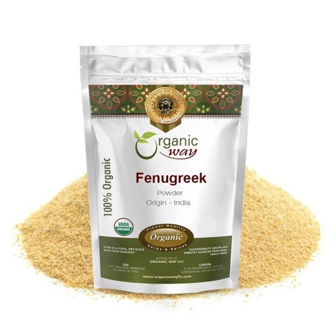 Organic Way Fenugreek Powder 1 Lbs - image 1 of 4