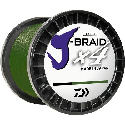 Daiwa J-Braid X4 Dark Green 300 Yards 40 lbs