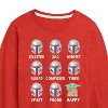 Boys' - The Mandalorian - Mandalorian Moods Long Sleeve Graphic T-Shirt - 2 of 4