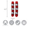 HalloweenCostumes.com One Size Fits Most  Dr. Seuss Cat in The Hat Striped Costume Socks for Kids., Black/Red/White - 3 of 4
