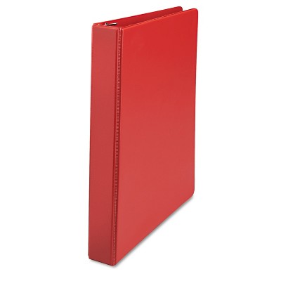 UNIVERSAL D-Ring Binder 1" Capacity 8-1/2 x 11 Red 20763