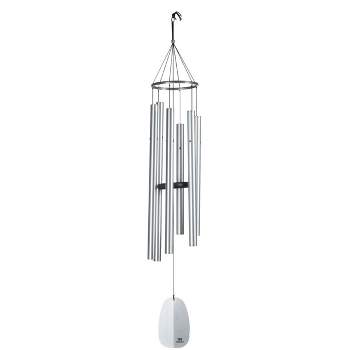 Woodstock Wind Chimes Signature Collection, Windsinger Chimes of Athena, Silver 44'' Wind Chime WWSA