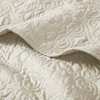 1 Pcs Elegant Reversible Throw, Classic Stitch Pattern Rich Depth and Texture Bedding Set, All Season Home Textile fits Lux Bedroom Decor - 3 of 4