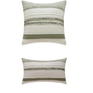 REGALWOVEN 2 Pcs Striped Decorative Throw Pillow Covers for Couch Bed Sofa Home Decor - 1 of 4