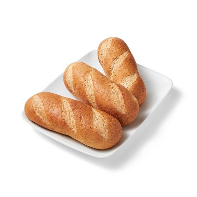 Wheat Hoagie Rolls - 22oz/6ct - Favorite Day&#8482;