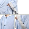 PAVILIA Angel Wrap Hooded Blanket for Women Adult, Wearable Cozy Wrap Throw Fleece Shawl Cape - 4 of 4