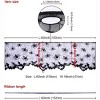 18 x 60 Inch Halloween Black Lace Lamp Shade Cover with Ribbon, 3 in 1 Black Spider Lamp Shade Covers for Halloween Decorations - 3 of 3