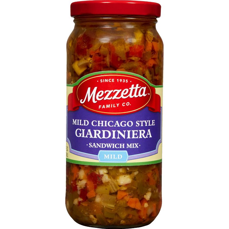 Mezzetta Chicago-Style Mild Giardiniera Italian Sandwich Mix - 16oz, 1 of 6