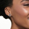 Ross-Simons 0.50 ct. t.w. Blue and White Diamond Earrings in Sterling Silver - 2 of 3