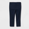 Toddler Girls' Skinny Slim Fit Uniform Chino Pants - Cat & Jack™ - 2 of 3