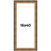 PosterPalooza | Panoramic Museum Gold Picture Frame - UV Acrylic, Foam Board Backing, Hanging Hardware - 2 of 4
