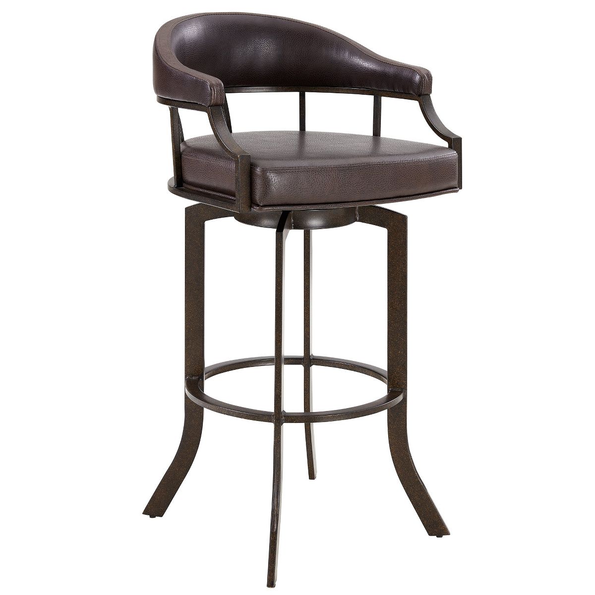Pharoah Barstool Gray and Mineral Bar Height