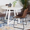 TiramisuBest 5-Piece Round Dining Table Set with Antique Gray for Dining and Kitchen - 3 of 4