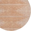 Salmon And Ivory Abstract Washable Indoor Outdoor Area Rug - 4 of 4