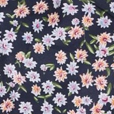 floral dark blue
