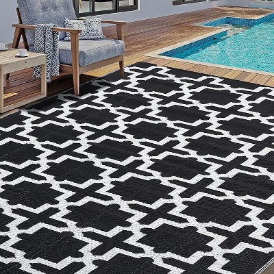 Coucheta Waterproof Outdoor Rug Collection - All-Weather Plastic Straw Mats for Patio, Deck & Camping, Multiple Sizes & Colors