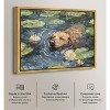 Art Remedy Monet Water Lilies Dog Rustic Chic Farmhouse Wall Art Framed - 3 of 4