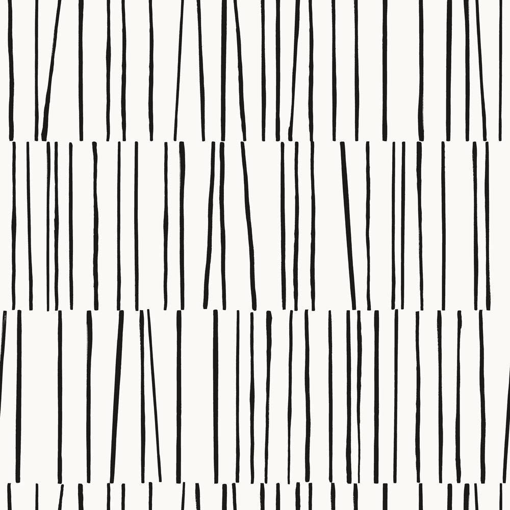 Photos - Wallpaper Tempaper & Co Bobby Berk Shift Removable Peel and Stick , White a