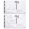 Juvale 100 Pack Pet Grooming Card, Customer Information Cards Client Contact Profile Extender Pet Info Record Cards for Pet Dog Cat Groomers, 8 x 5 - 3 of 4