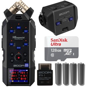 Zoom H6essential 6-Track 32-Bit Float Portable Audio Recorder +