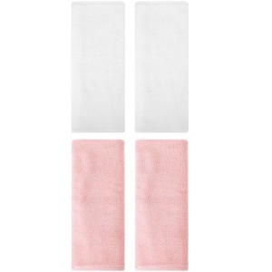 REGALWOVEN Solid Cotton Soft Absorbent Bath Hand Towels 4 Pack - 1 of 4
