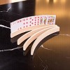 Slickblue 4 Wooden Card Holders for Game Night – Easy Hand Display with Wide Capacity for Poker, Uno, Bridge & More - 2 of 3