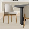 7-Pieces Dining Set for 6,Upholstered Armless Chair with Wood Legs,79 Inch Oval Dining Table for Dining Room,Farmhouse-Tanpinhause - 4 of 4