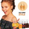 40 Pairs Quirky and Cute Earrings for Women - Dangling Animals, Mushrooms, and More! - 3 of 4