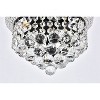 Elegant Lighting Primo 10 inch black flush mount - 4 of 4