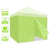 InstaHibit Set of 4 Sidewall UV30+ Fits 10x10ft Canopy Tent Zipper Outdoor Party Green - 3 of 4