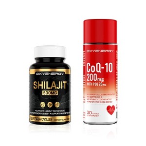 OXYENERGY Shilajit 500mg & CoQ10 Bundle - 1 of 1