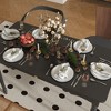 FUFU&GAGA Black Dining Table,Rounded Corners, Storage Drawer for Kitchen & Dining Rooms - 2 of 4