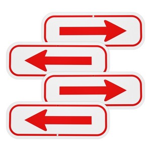 Unique Bargains Aluminum Reflective Outdoor Garden Arrow Signs 1 Pc - 1 of 4