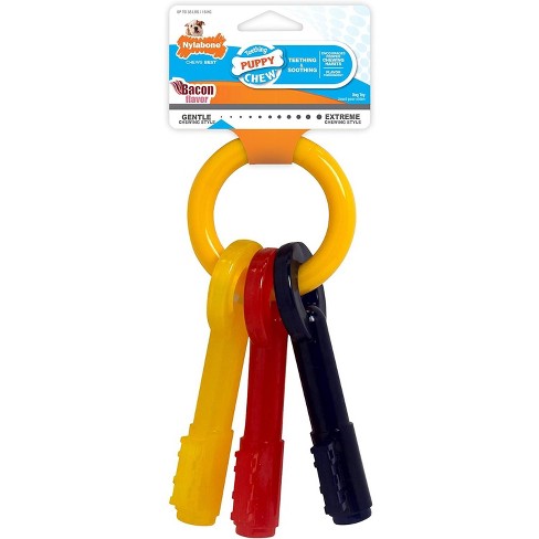 Nylabone Puppy Chew Teething Keys Chew Dog Toy Large Target