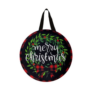 Briarwood Lane Door Hanger 18x12 Christmas Wreath Burlap For Christmas Door Hanger - 1 of 2