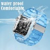 Worryfree Gadgets Transparent Lightweight Resin Band for Apple Watch - 3 of 4