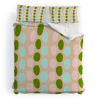 Deny Designs 3pc King Sunshine Canteen Jellybeans Duvet and Sham Set