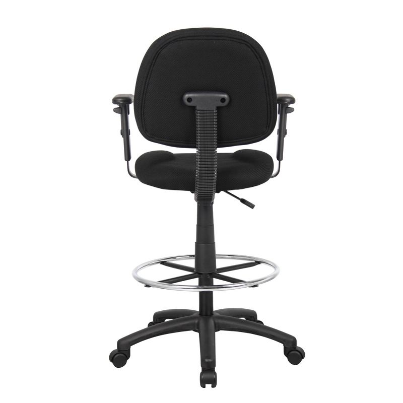 Drafting Stool with Footring and Adjustable Arms - Boss Office Products, 6 of 9