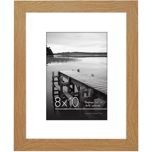 16 X 20 Matted To 8 X 10 Poster Frame Light Wood - Threshold™ : Target