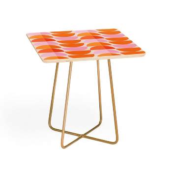 ThirtyOne Illustrations Tangerine Side Table - Deny Designs