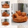 Airsurfer High-Back Bean Bag Lounger Chair with 3 Pillows – Lazy Sofa for Adults & Kids, Indoor/Outdoor Gaming Couch for Bedroom or Office - 4 of 4