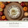 Spode Woodland 10.5” Dinner Plate, Perfect For Thanksgiving And Other Special Occasions, Made In England, Fish Motifs - 2 of 4