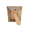 4 x 6 inch Decorative Distressed Hammered Brass Metal Picture Frame - Foreside Home & Garden - 2 of 4