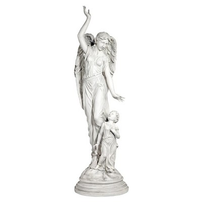 Design Toscano Queen Of Angels, Guardian Of Children Statue - Off-White