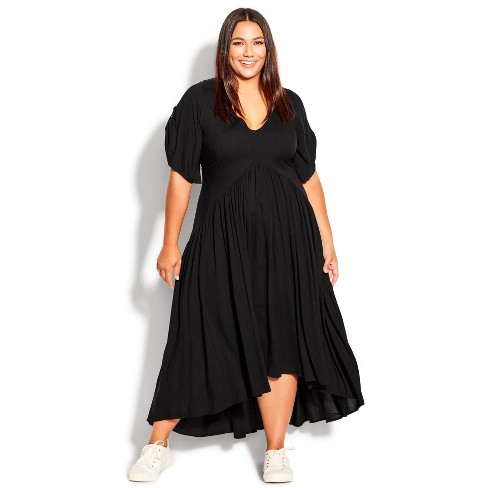 Women's Plus Size Val Dress - Black | Avenue : Target