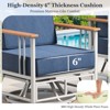 Outdoor Swivel Chairs High Back Swivel Patio Chairs Patio Swivel Glider Chairs - 4 of 4