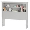 HomeStock Bookcase Headboard, Soft Gray, Twin - 4 of 4