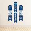 Big Dot of Happiness Hanukkah Menorah - Hanging Vertical Paper Door Banners - Chanukah Holiday Party Wall Decoration Kit - Indoor Door Decor - 3 of 4