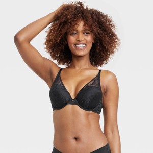 Women's Lace Plunge Push-Up Bra - Auden™ - 1 of 3