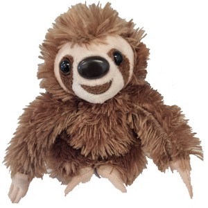 Wild Republic Hug'ems Sloth Stuffed Animal, 7 Inches - 1 of 1